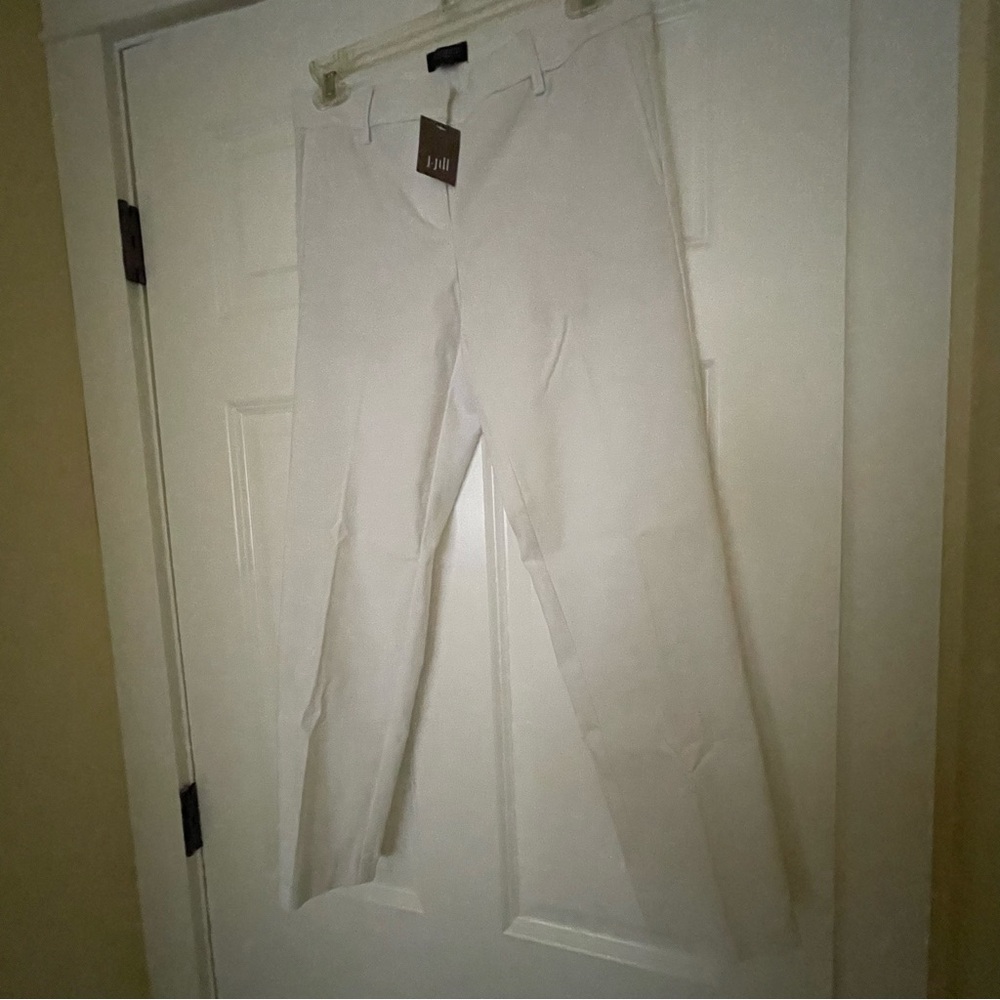 J. Jill Classic White Trousers